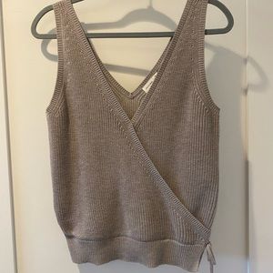 Gentle Fawn, delicate knit sweater tank. Runs big…